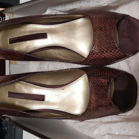 Bandalino Open Toe Wedge - Size 7 - Picture 4 of 5